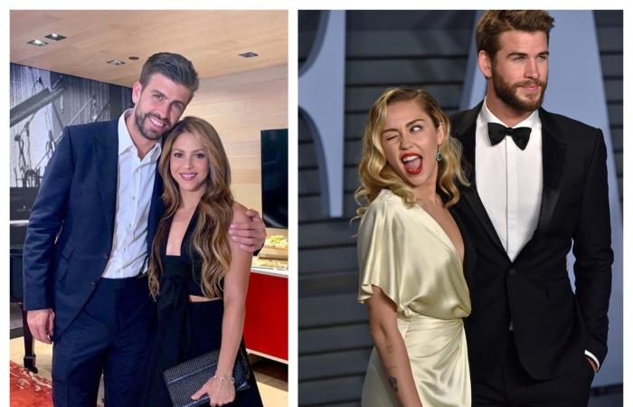 Shakira and Miley Cyrus released songs dedicated to their exes Gerard Pique and Liam Hemsworth