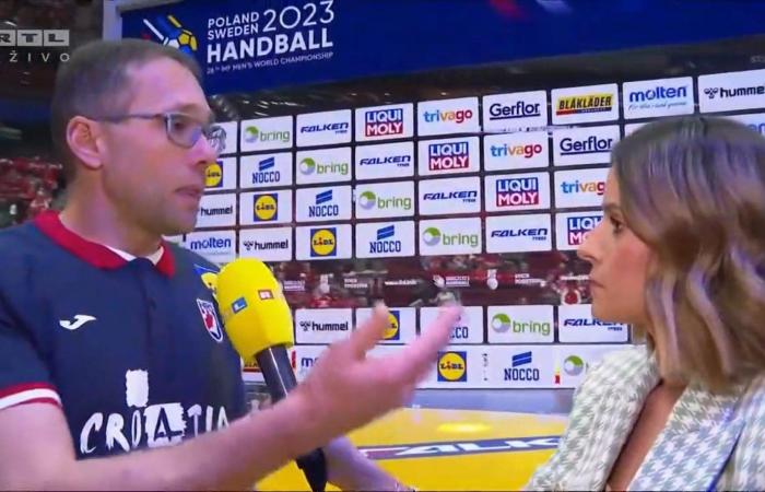 Croatian handball coach Hrvoje Horvat interview after the match | Sports