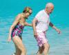 Rupert Murdoch with Anne Leslie-Smith in Barbados
